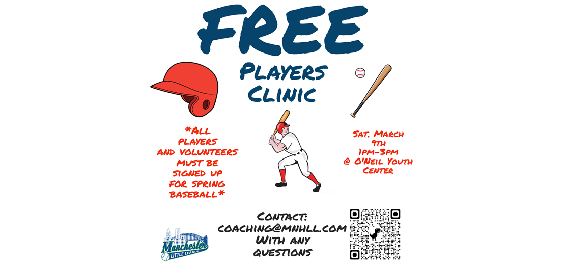 Free Player's Clinic - March 9th!!  Click for Details