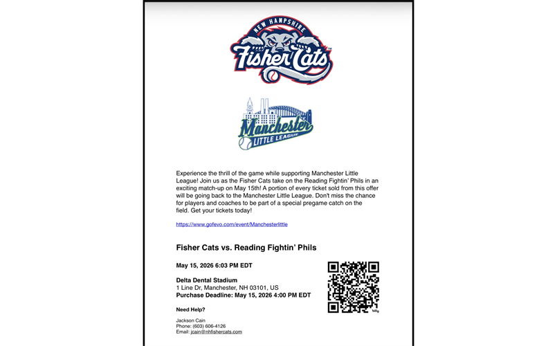 Get your tickets for Fisher Cat Night!